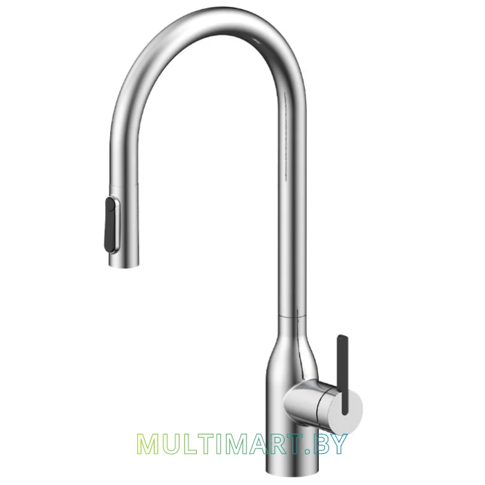 Смеситель Paulmark Universal Un213880-BS (брашированная сталь)